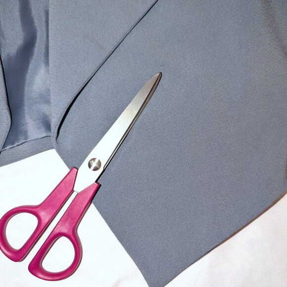 Banana Republic | Blazer Open Drape Front Flyaway Soft Blazer in Gray | Size 6 - Picture 11 of 12